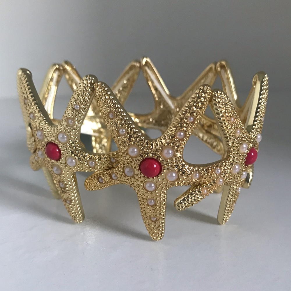 Lilly Pulitzer Gold Starfish Cuff